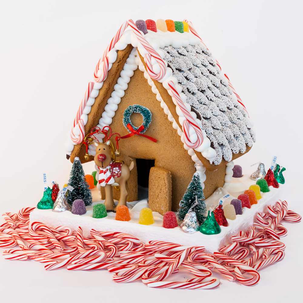 Gingerbread　Christmas　House　Gingerbread　The　Medium　–　Construction　Co.