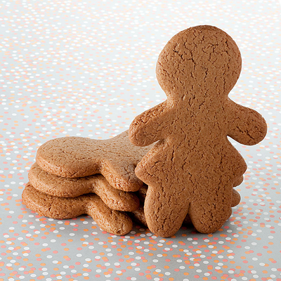 Undecorated Gingerbread Cookie - Girl The Gingerbread Construction Co. 