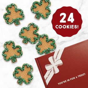 Shamrock Gingerbread Cookie Gift Box - Large