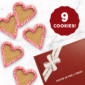 Heart Gingerbread Cookie Gift Box - Medium