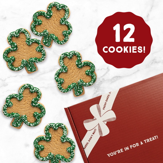 Shamrock Gingerbread Cookie Gift Box - Medium