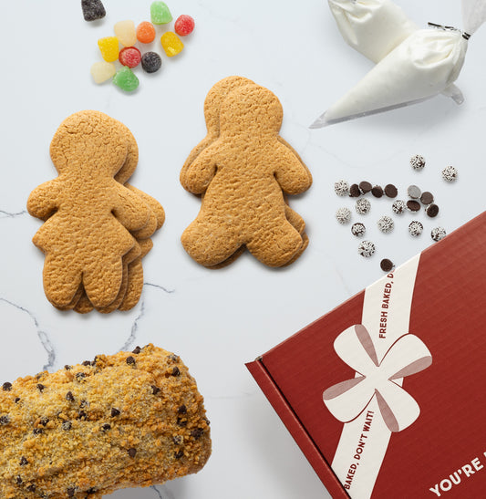 Gingerbread Cookie Decorating Kit + Muffin Loaf