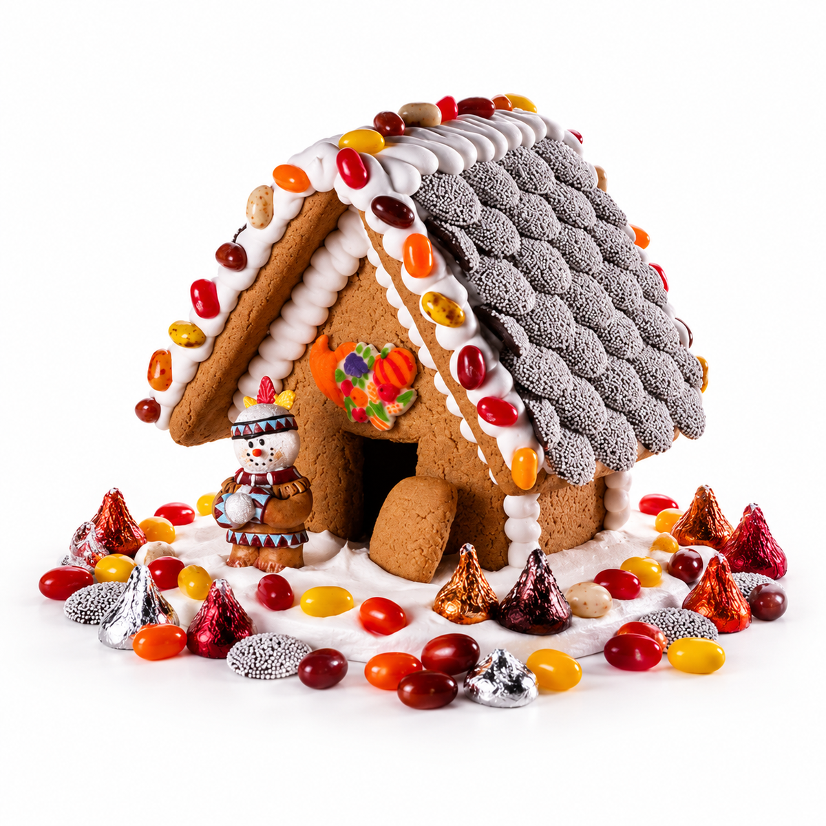 Thanksgiving Gingerbread House - Small