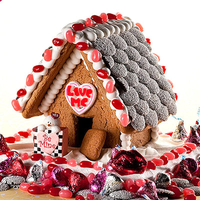 Valentine's Day Gingerbread House - Small The Gingerbread Construction Co. 