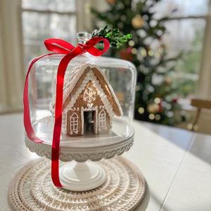 White Icing Gingerbread House The Gingerbread Construction Co. 