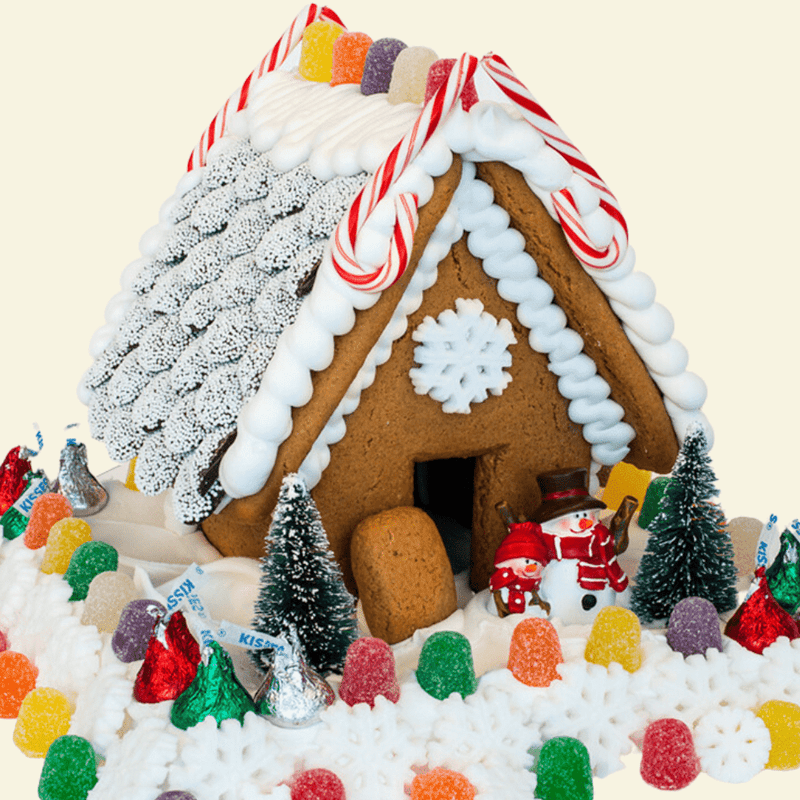 Classic Holiday Gingerbread House The Gingerbread Construction Co. 