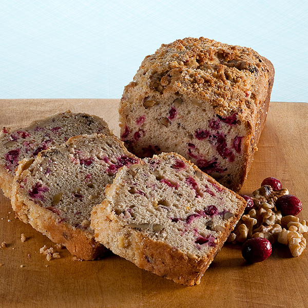Cranberry Walnut Muffin Loaf