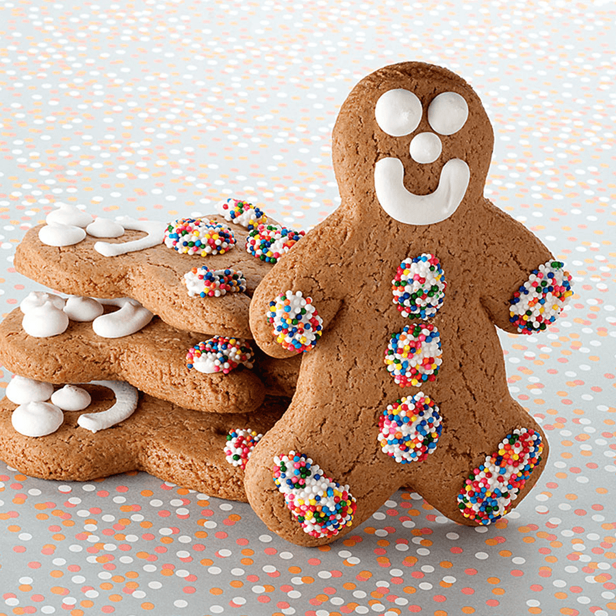 Gingerbread cookie boy for decorating 