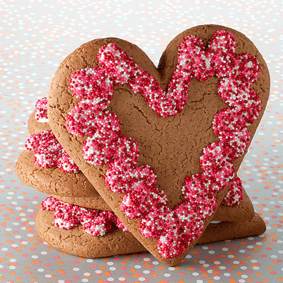 Heart Gingerbread Cookie The Gingerbread Construction Co. 