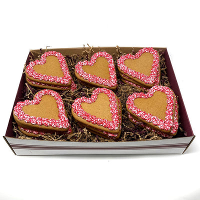 Heart Gingerbread Cookie Gift Box - Large The Gingerbread Construction Co. 