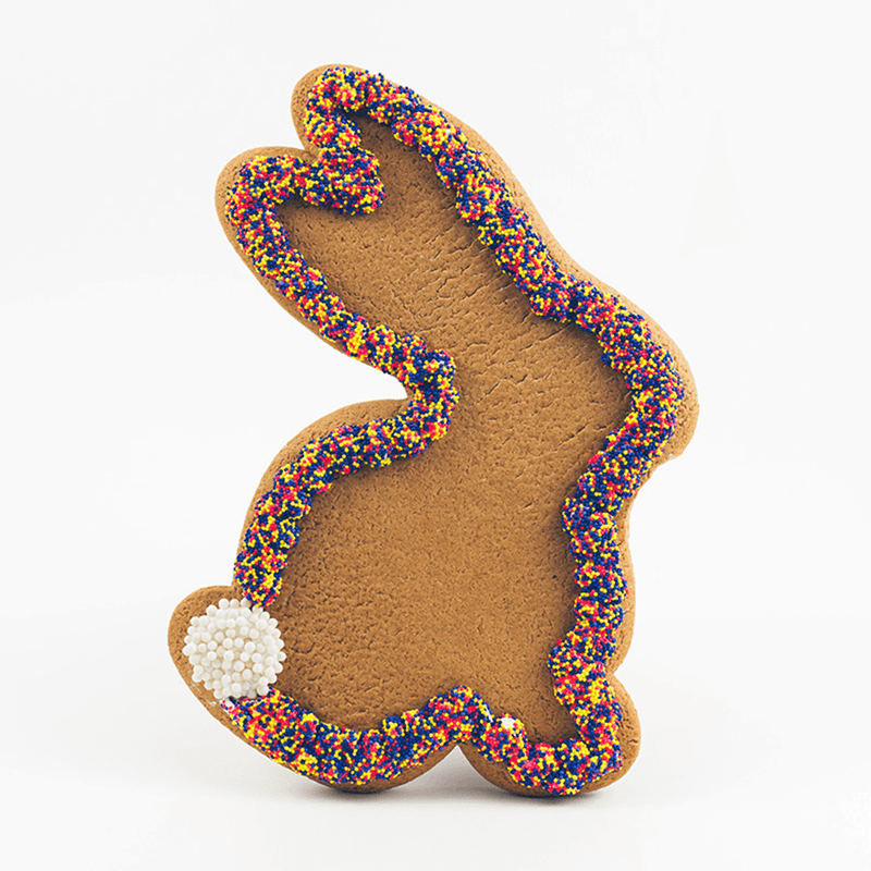 Jumbo Bunny Gingerbread Cookie The Gingerbread Construction Co. 