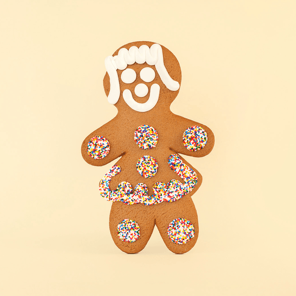 Jumbo Gingerbread Cookie - Girl