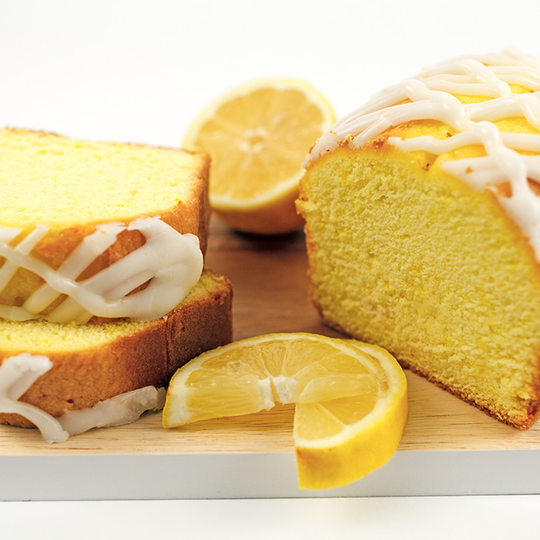 Iced Lemon Pound Cake