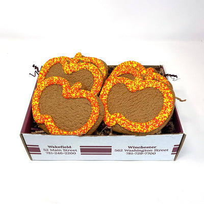 Pumpkin Gingerbread Cookie 6-Pack Gift Box The Gingerbread Construction Co. 