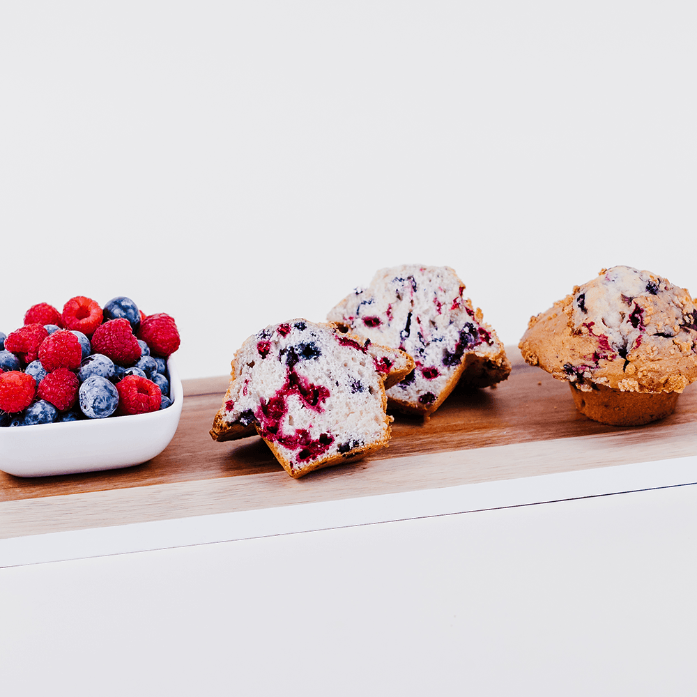 Raspberry Blueberry Muffin The Gingerbread Construction Co. 