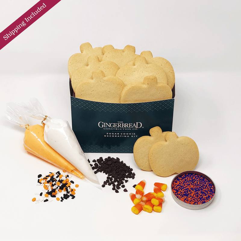 Pumpkin Sugar Cookie Decorating Kit The Gingerbread Construction Co. 