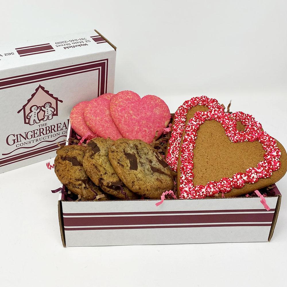 Valentine's Day Gift Box - Small The Gingerbread Construction Co. Cookies 